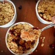 Fall Fruit Crumble, Vegan and Gluten-Free