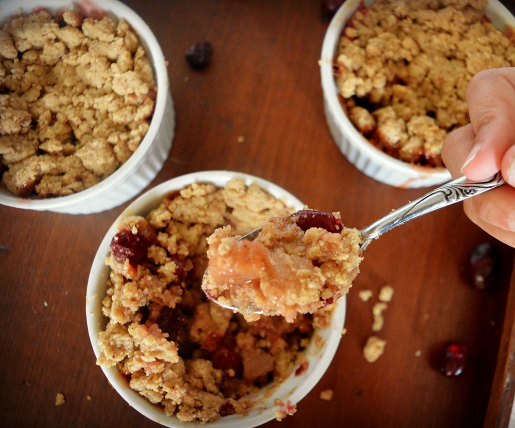 Do you love the Fall flavors like apple and cinnamon? Then you will love this Fall Fruit Crumble. Tart cranberries offset the sweetness of apples and pears in this fruity treat.