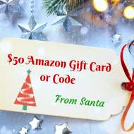 $50 Amazon Gift Card or Code Giveaway