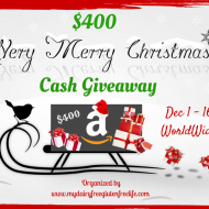 $400 Very Merry Christmas Cash Giveaway