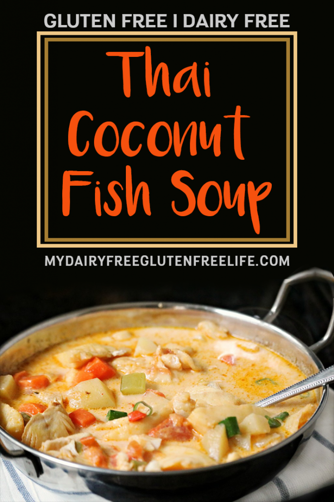 Thai Coconut Fish Soup - Gluten Free & Dairy Free | Fish Shop Thai Side Dish #glutenfree #thaisoup