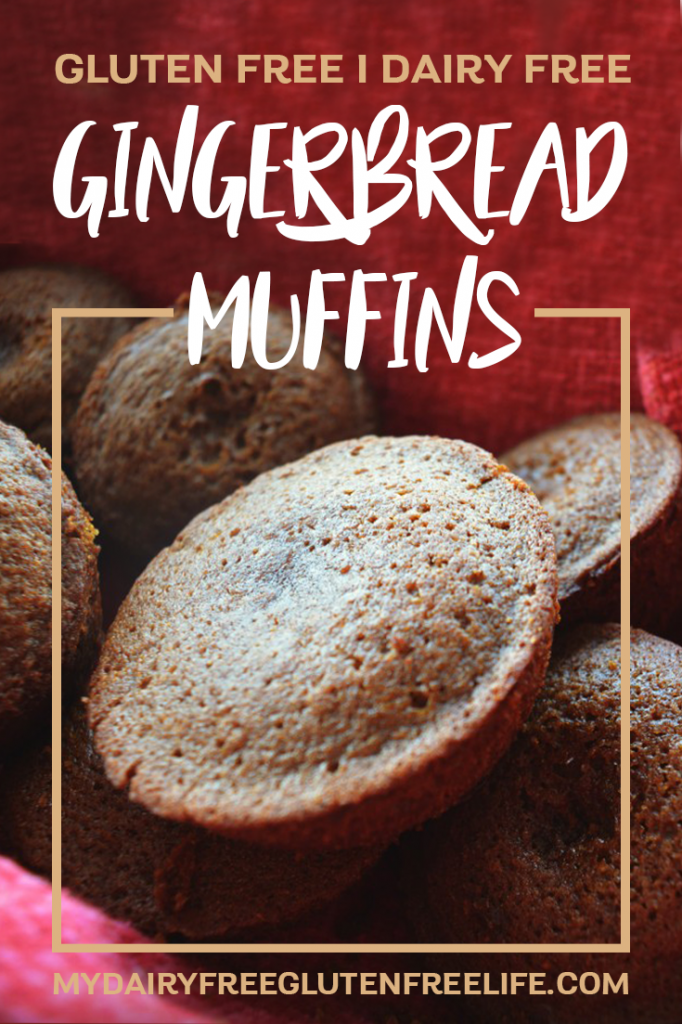 Dairy Free, Vegan & Gluten Free Gingerbread Muffins | Christmas Gingerbread Muffins | Gluten Free Gingerbread Snack #glutenfree 