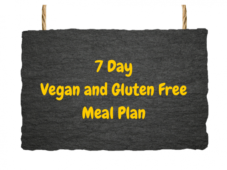 Tasty 7 Day Gluten Free Vegan Meal Plan