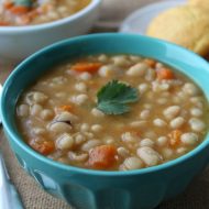 Slow Cooker Navy Bean Soup