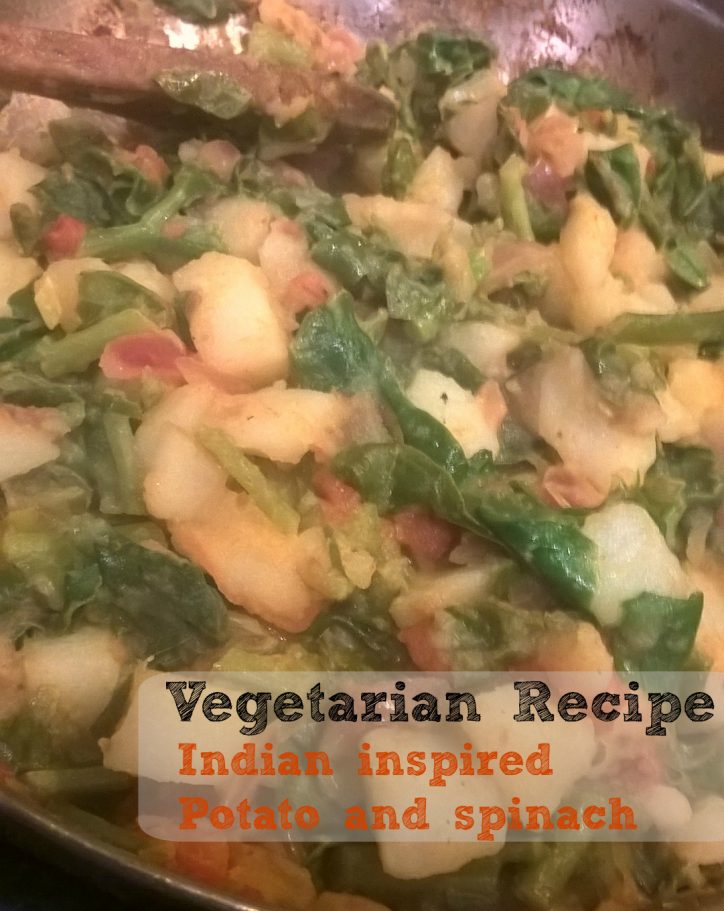 This Indian Recipe is made mostly of potato and spinach. In Hindi you’ll hear this called “saag aloo” - meaning “spinach potato”. This vegetable dish can be made in under 30 minutes and can be served with rice or a bread of your choice, gluten free of course! 