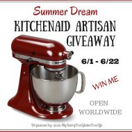 KitchenAid Artisan Giveaway #SummerDream 6/22