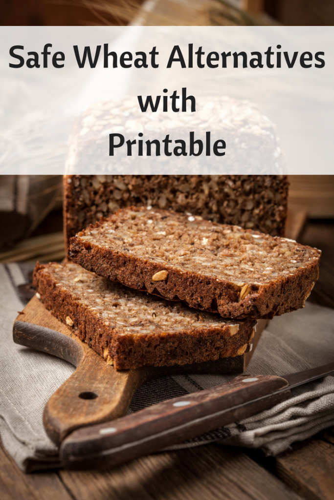 Safe Wheat Alternatives with Printable