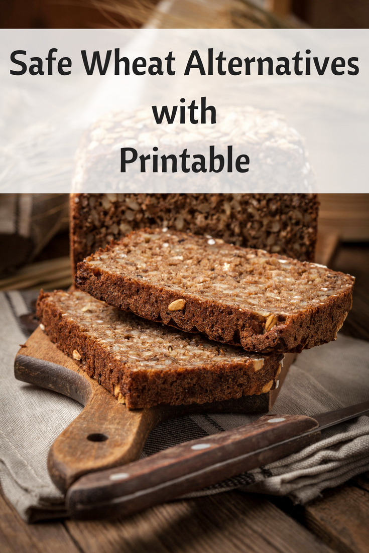 Safe Wheat Alternatives with Printable