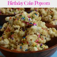 Birthday Cake Popcorn Dairy Free Gluten Free