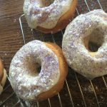 These old fashioned donuts with frosting are dairy and gluten free.  So tasty, that just one isn't enough!