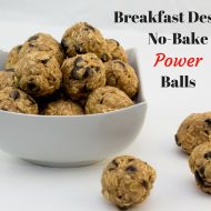 Breakfast Dessert No Bake Power Balls