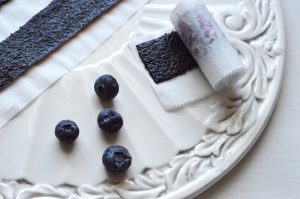 When my boys were little I would make all kinds of fruit leather for them to snack on, blueberry fruit leather is one of my favorites!.  It is so healthy, naturally sweet, chewy and satisfying!  