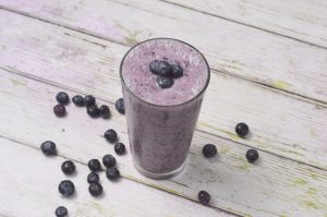 Are you looking for a healthy breakfast smoothie?  I have one for you!  This recipe for a Blueberry Rhubarb Vanilla Smoothie is another easy, quick, and healthy recipe!  You