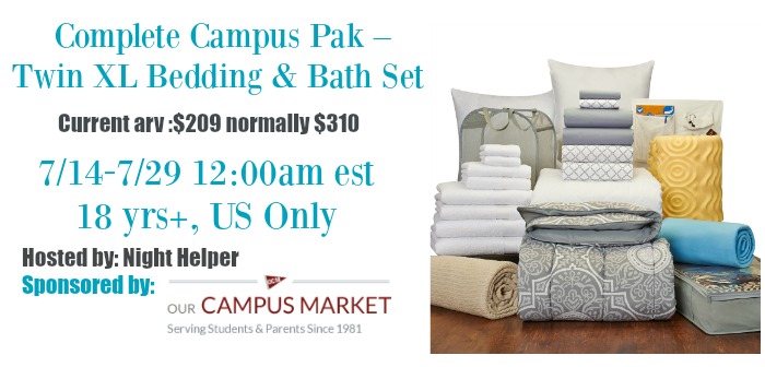 Campus Pak Giveaway
