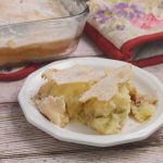 I love Rhubarb and found this great recipe for a dump cake that makes a wonderful Rhubarb Pudding Cake!  We harvest fresh Rhubarb all summer.  I tried this recipe with frozen rhubarb and it doesn't work as well, just a warning if you freeze rhubarb.  I like this cake with fresh rhubarb.