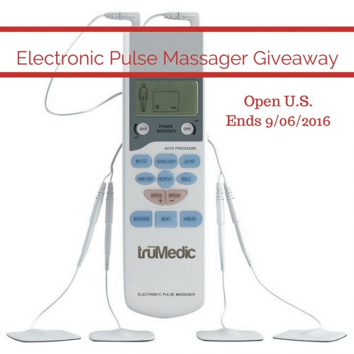 Electronic Pulse Massager Giveaway