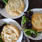 It is that time of year when I begin to crave pot pies or mini pies.    I am sharing this yummy recipe for Chicken Mini Pies that are dairy free and gluten free.