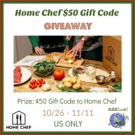 Home Chef $50 Gift Code Giveaway  Ends 11/11