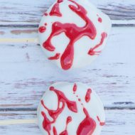 Bloody White Chocolate Cookies