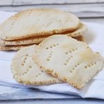 Here is a simple 2 ingredient recipe for Passover, Matzah Crackers!   Check out the photo's below to see how simple it is to put this together.   Remember there is no leavening in these!