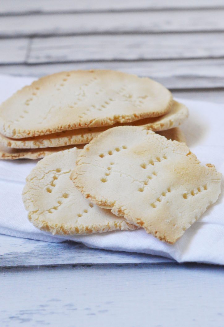 Here is a simple 2 ingredient recipe for Passover, Matzah Crackers!   Check out the photo's below to see how simple it is to put this together.   Remember there is no leavening in these!