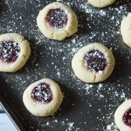 Raspberry Shortbread Cookies Dairy and Gluten Free