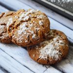 This recipe for Gingerbread Crinkle Cookies is Gluten and Dairy Free!  These cookies would be good any time of the year but they make a nice tasting  "warm" cookie for the fall.