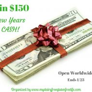 $150 New Years Cash Giveaway! Ends 1/23