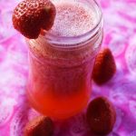 I have a fun non alcoholic recipe for a Sparkling Strawberry Smoothie for you.  Doesn't that sound yummy and healthy?  This recipe is dairy free and gluten free, good for you and easy to make.  