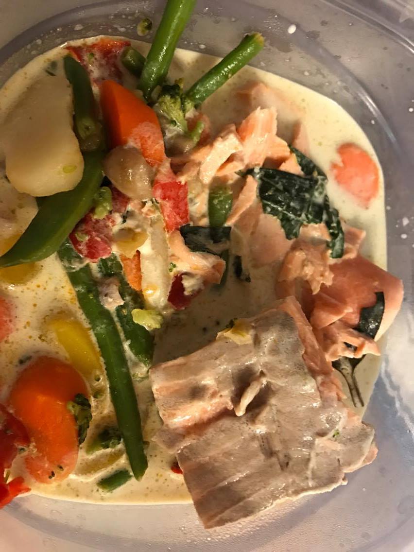 Thai Green Curry Alaska Salmon