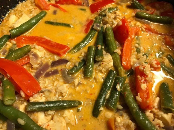 Spicy Coconut Chicken Pot