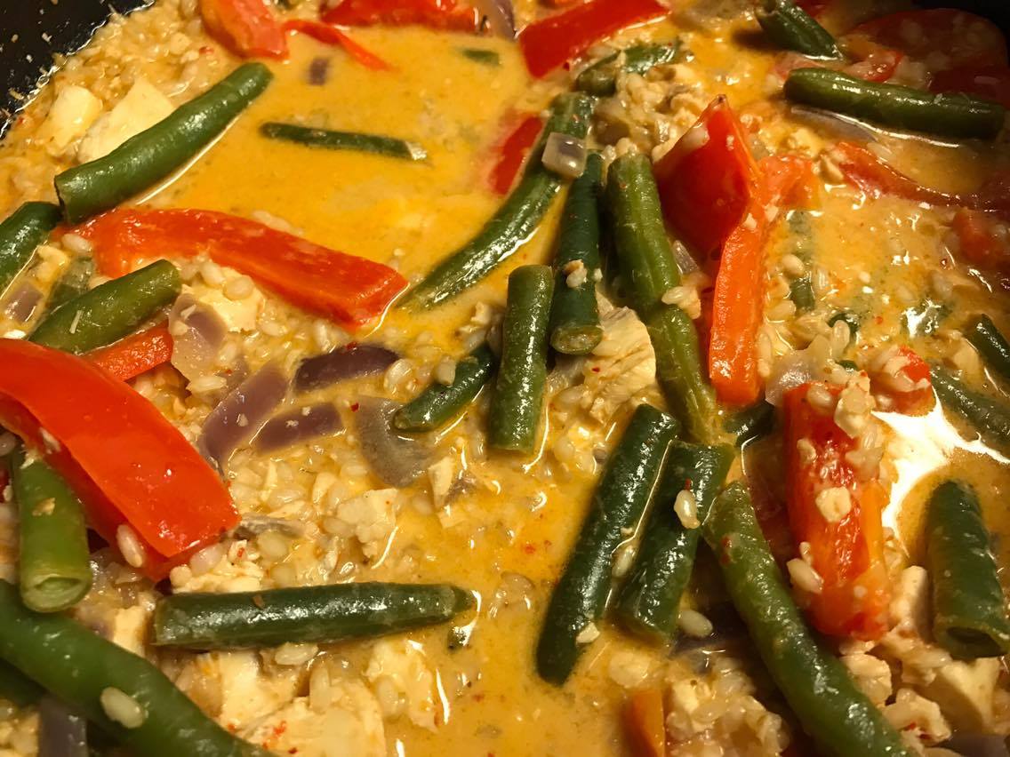 Spicy Coconut Chicken Pot