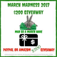 March Madness $200 Giveaway – PayPal Cash or Amazon GC