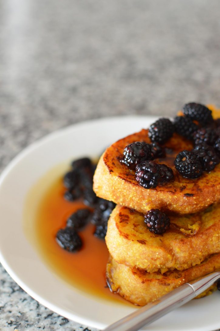 Squash and Banana French Toast Vegan and Gluten Free