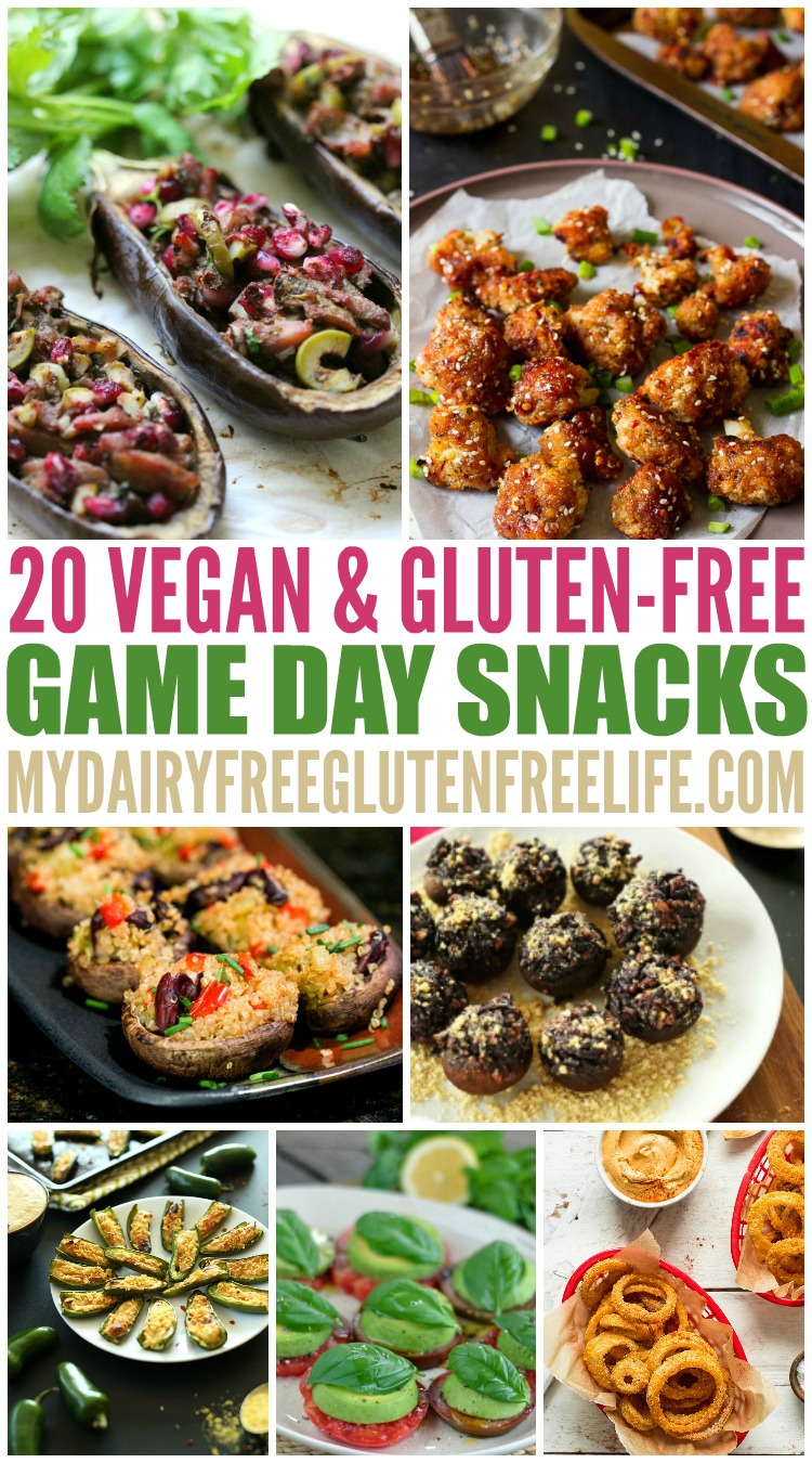 20 Vegan & Gluten Free Game Day Snacks
