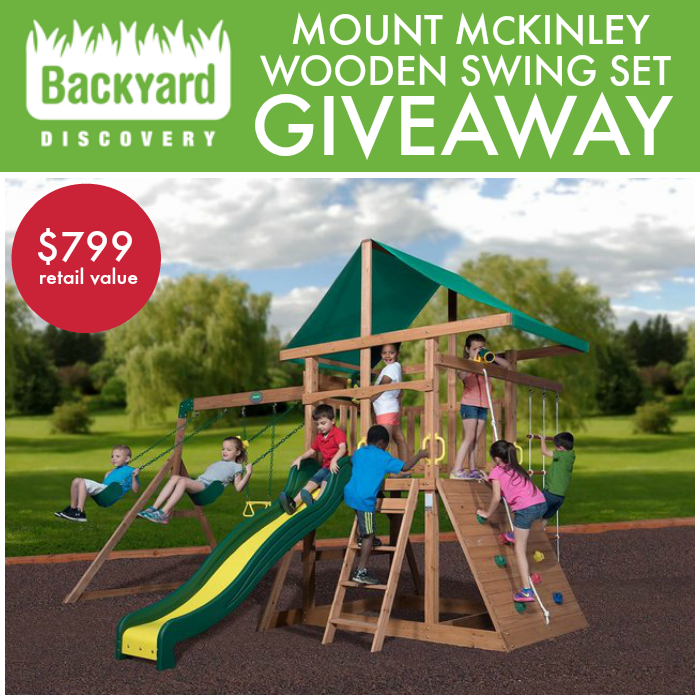 Mount McKinley Wooden Swing Set Giveaway