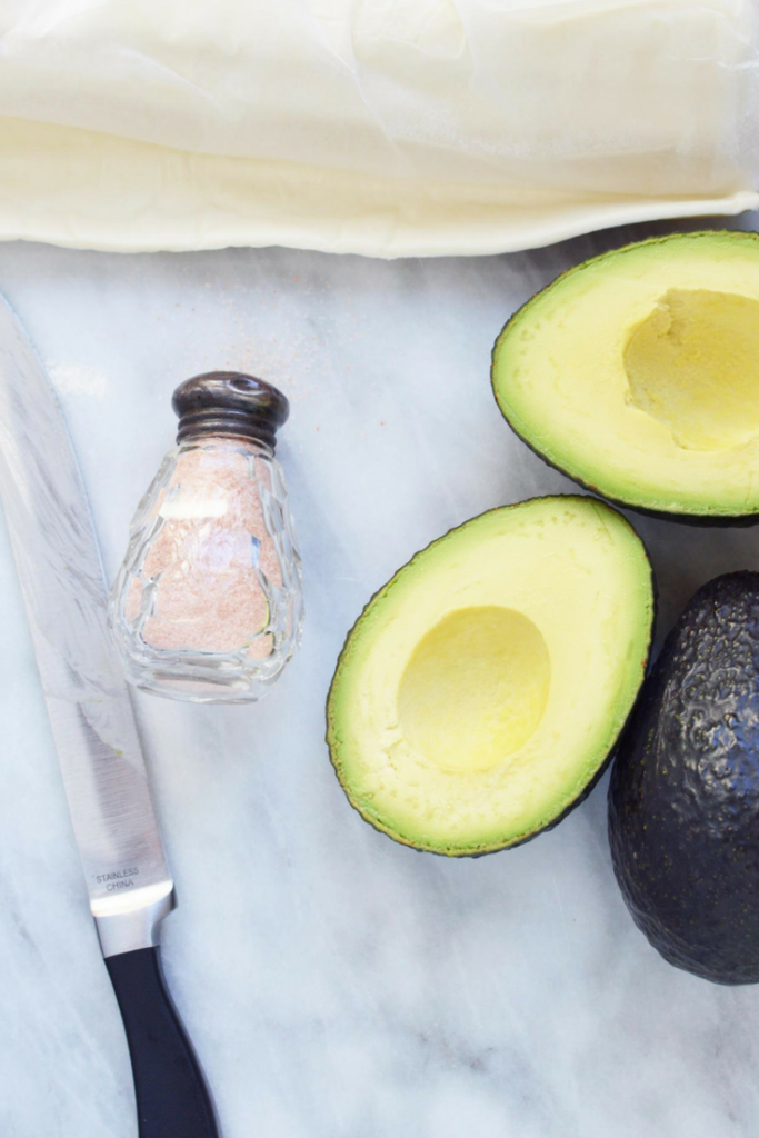 Savory Avocado Pastries preparation