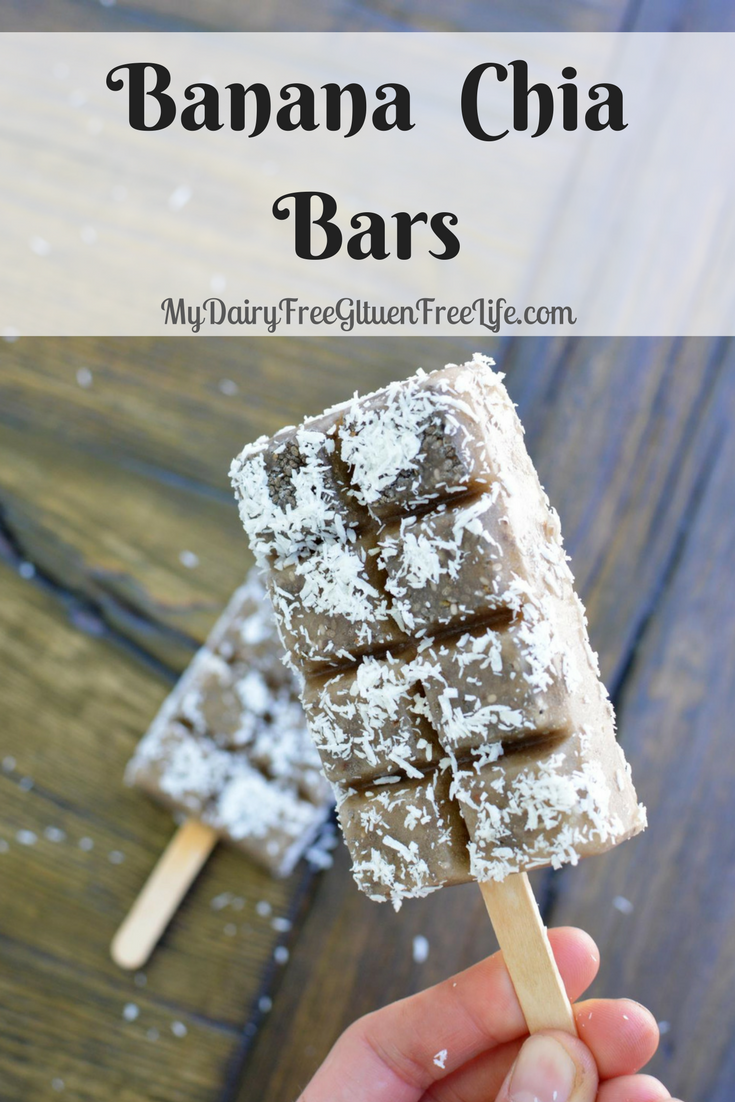 Frozen Banana Chia Bars