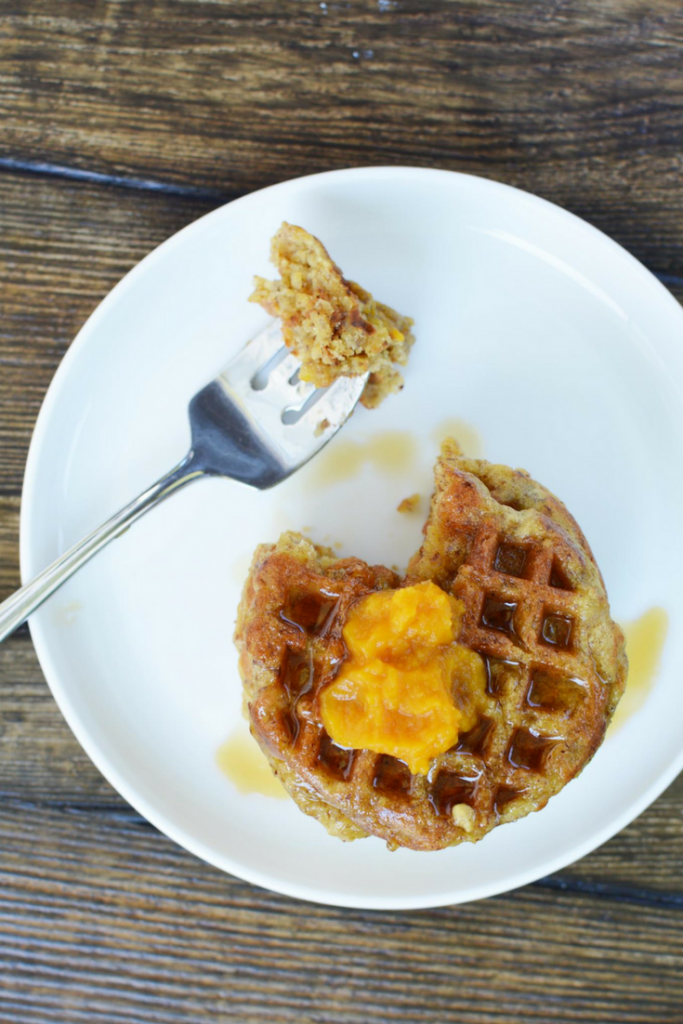 Pumpkin Mini Waffles, Vegan & Gluten Free