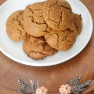 Soft Pumpkin Cookies, Vegan & Gluten Free