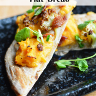 Sweet Potato Bacon Flat Bread