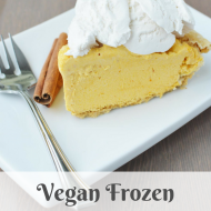 Vegan Frozen Pumpkin Pie