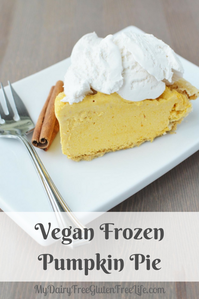 Vegan Frozen Pumpkin Pie