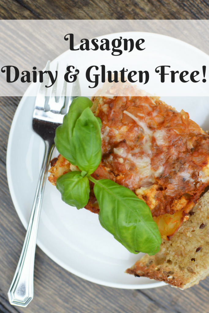 Lasagne Dairy & Gluten Free!