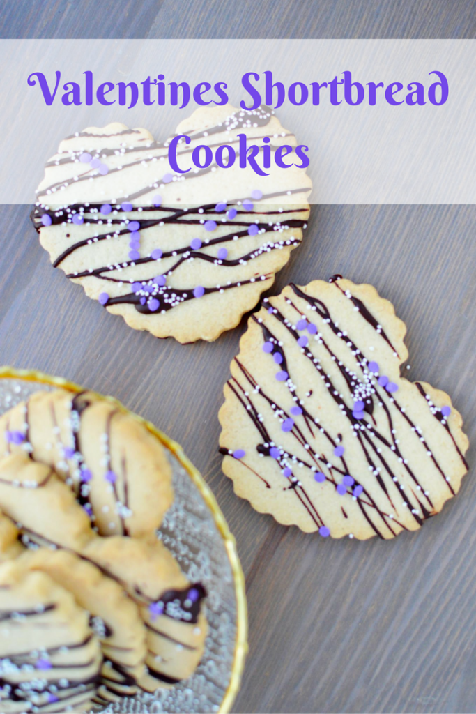 Valentines Shortbread Cookies