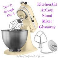KitchenAid Artisan Stand Mixer Giveaway