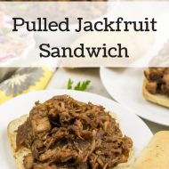 Pulled Jackfruit Sandwich Vegan Gluten Free