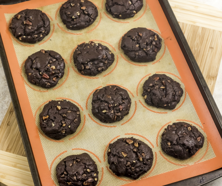 Flourless Mexican Dark Chocolate Cookies