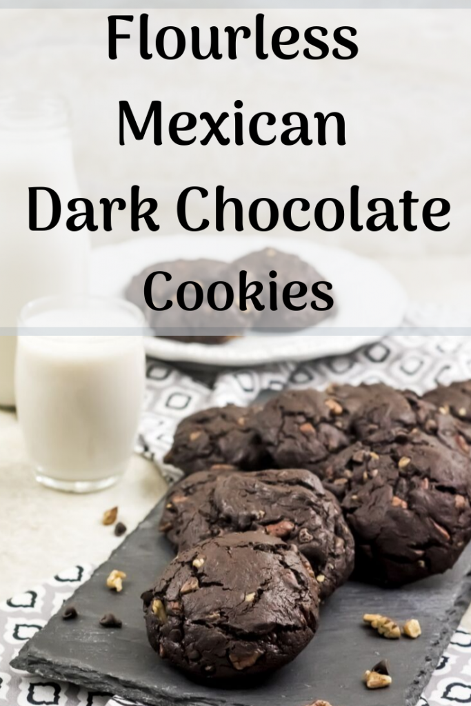 Flourless Mexican Dark Chocolate Cookies