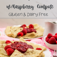 Crepes with Raspberry Compote